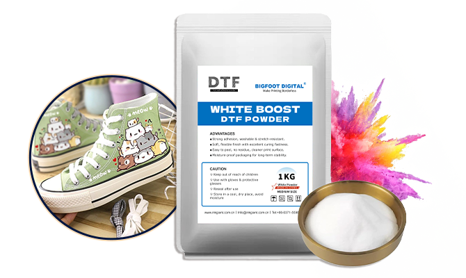 White Boost DTF Powder
